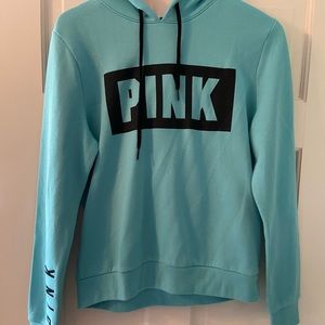 Light Blue Cropped Hoodie